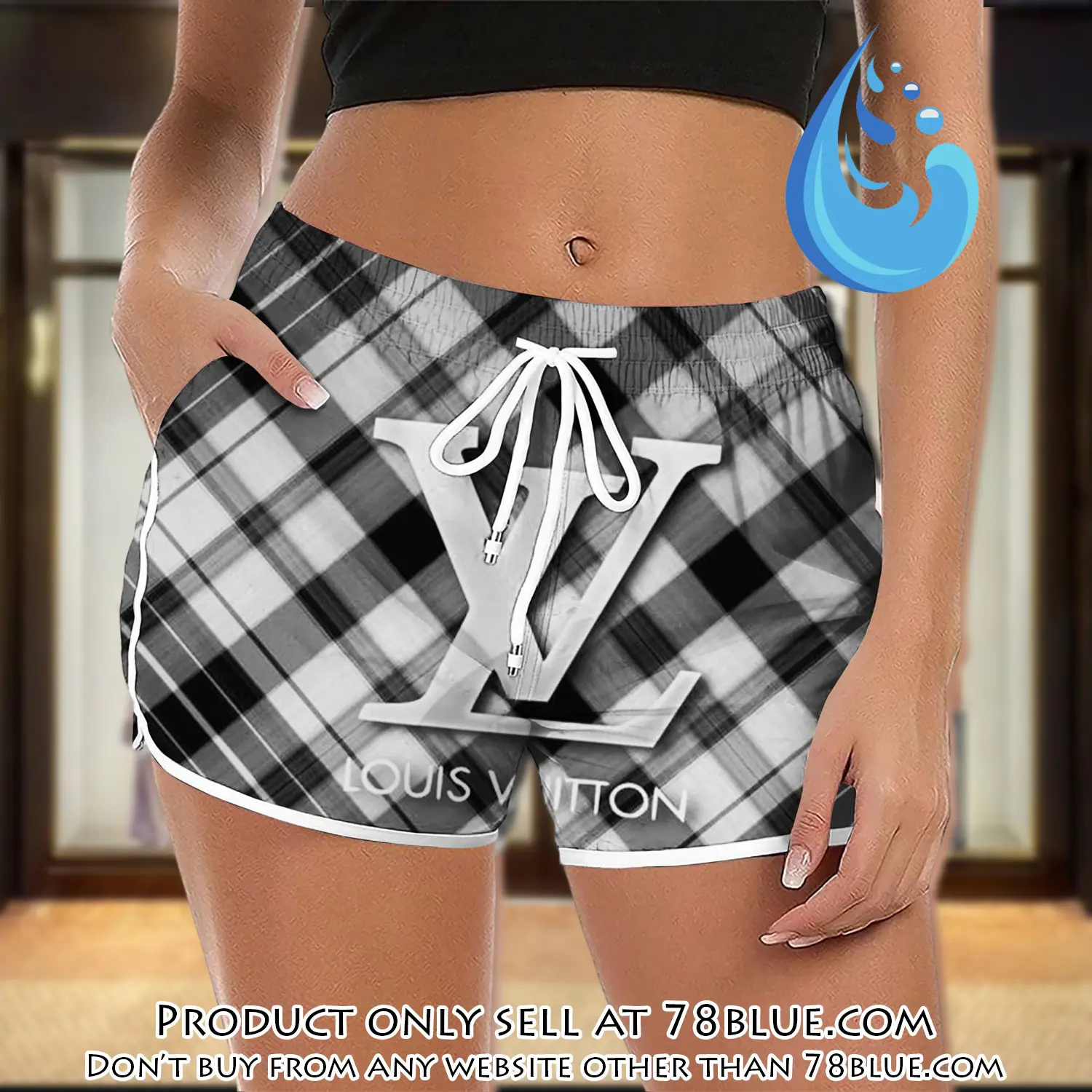 Limited edition lv women shorts lady beach shorts wms1031 78b2044777